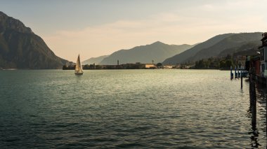 Lake Iseo görünümü