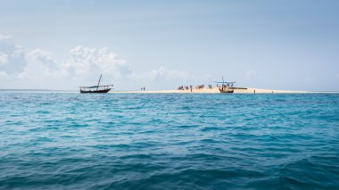Atoll near Zanzibar clipart