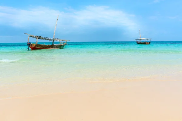 Barcos Dhow Océano Índico — Foto de Stock