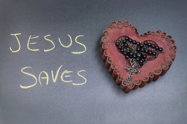 Jesus Saves leven — Stockfoto