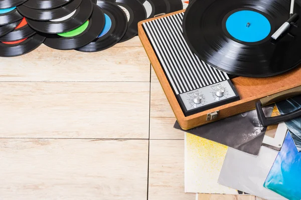 Player post och vinyl — Stockfoto