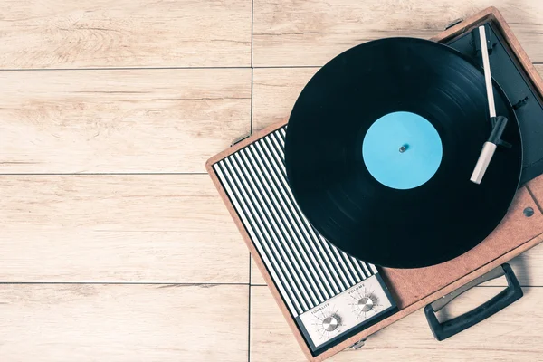 Player record and vinyl vintage — Stock Photo, Image