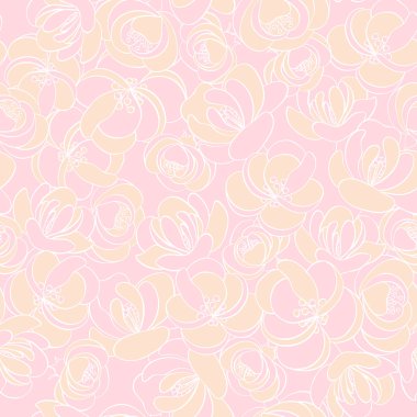 pastel parlak renk Güllü desen