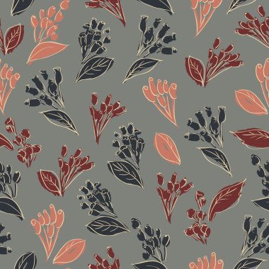 Çiçekler pürüzsüz desen