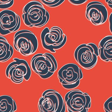 Güllü Çiçeksiz Desen