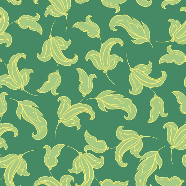 Patrón floral étnico — Vector de stock