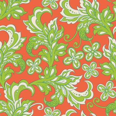  folklorik çiçekli desen