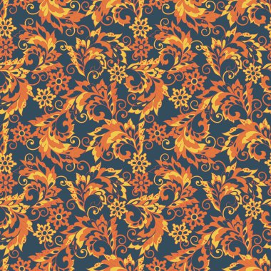 Etnik çiçek deseni