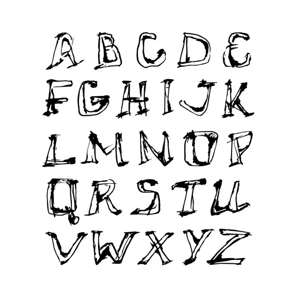 Lettres dessinées — Image vectorielle