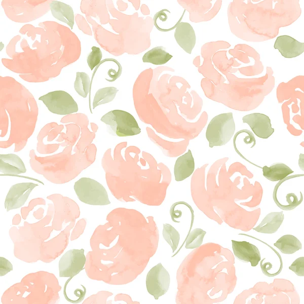 Flowers seamless pattern — Stock Vector