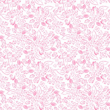 suluboya çiçek desenli. sorunsuz vektör arka plan