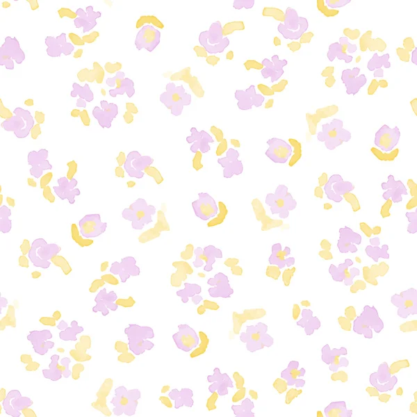 Aquarel bloemen patroon — Stockvector