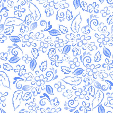 Çiçekler pürüzsüz desen