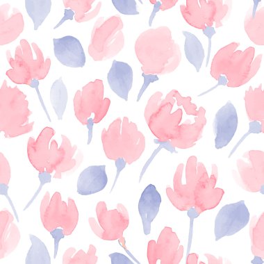 şirin suluboya çiçek