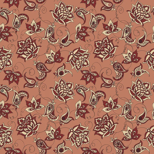 Floral peterselie patroon — Stockvector