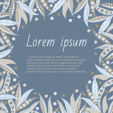 çiçek desenli tebrik kartı