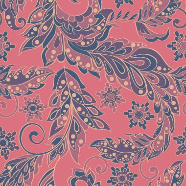 folklorik çiçek deseni