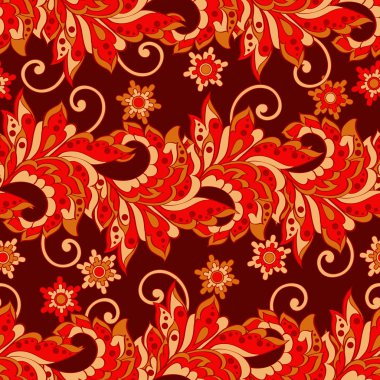 Çiçekler pürüzsüz desen