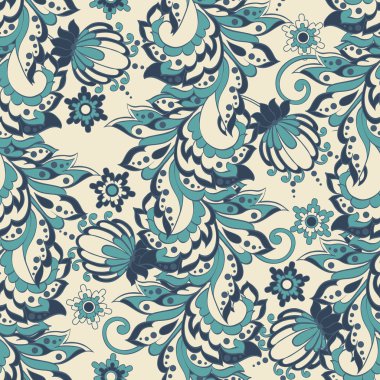 Vintage çiçek desenli