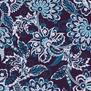 Vintage çiçek desenli