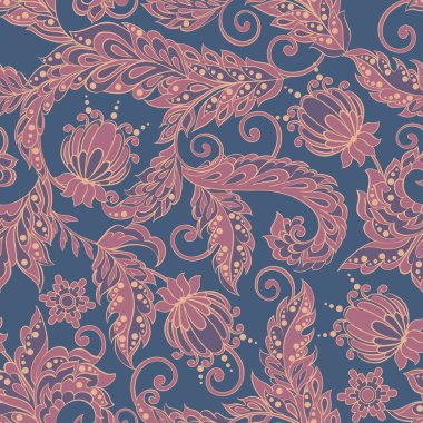 batik tarzı seamless modeli