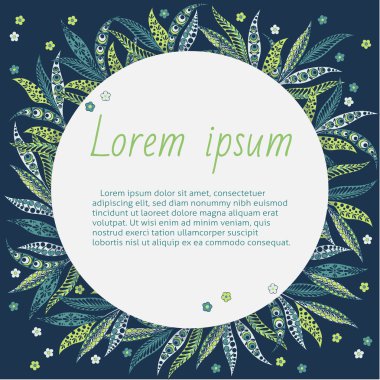 çerçeve çiçek tebrik kartı