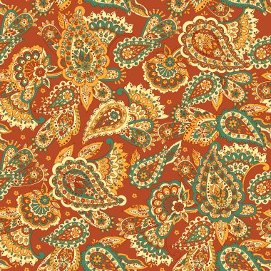 Paisley pürüzsüz desen