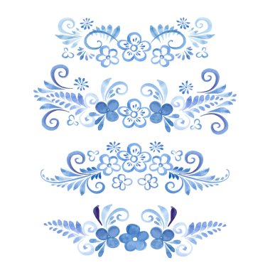 Sulu Boya tasarım öğeleri