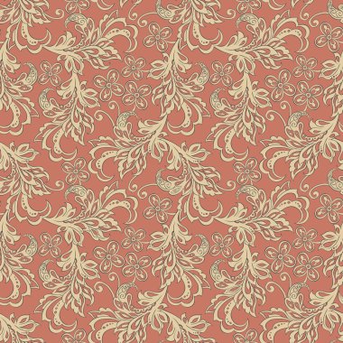 vintage tarzı etnik çiçeklenir