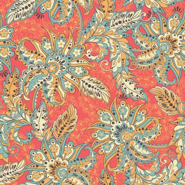 vintage tarzı etnik çiçeklenir