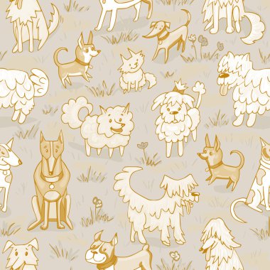  farklı sevimli köpekler