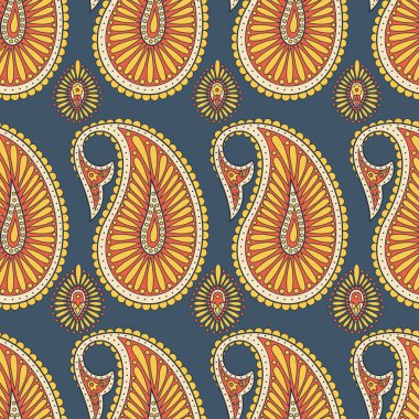 Şalsız desenli. Asya tarzı vektör arkaplanı