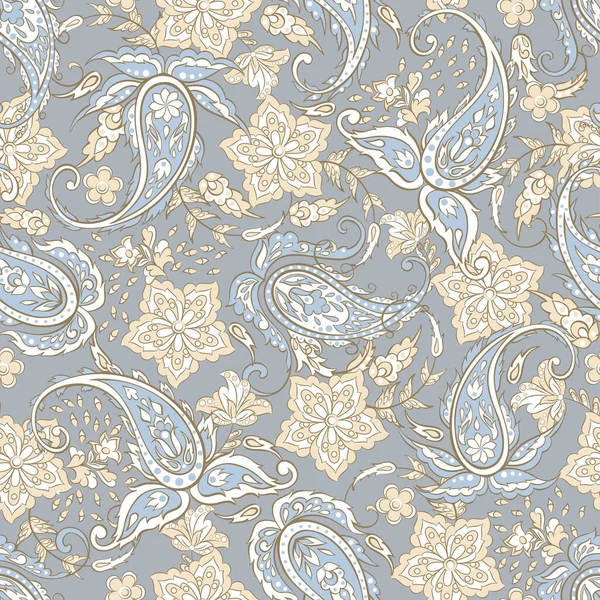 Hint tarzında çiçekli desensiz desenler. Çiçek vektör arkaplanı