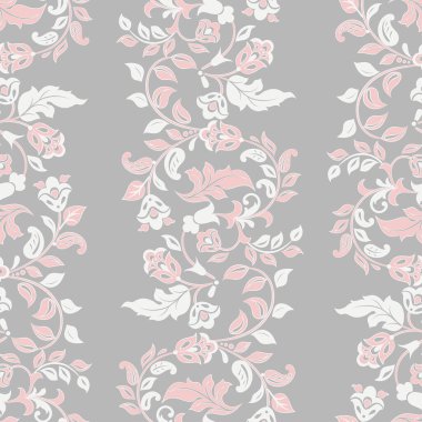 Güzel eski model. Çiçek vektör arkaplanı