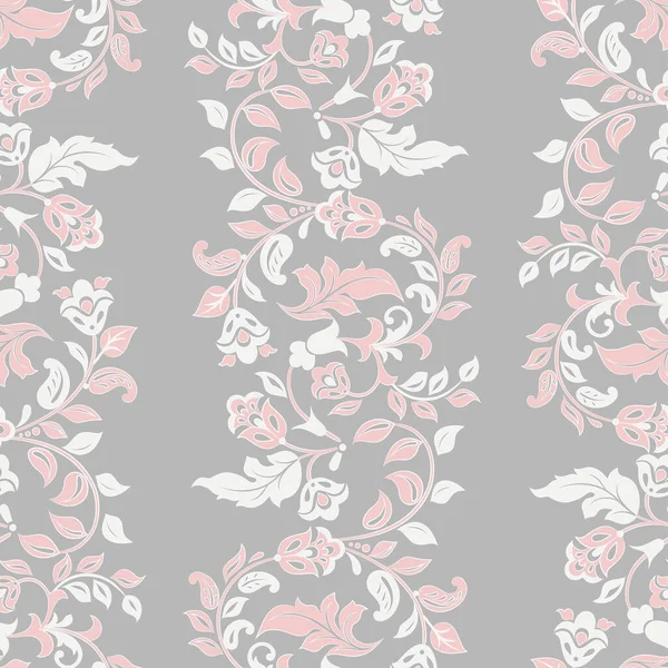 Beau Motif Vintage Fond Vectoriel Floral — Image vectorielle