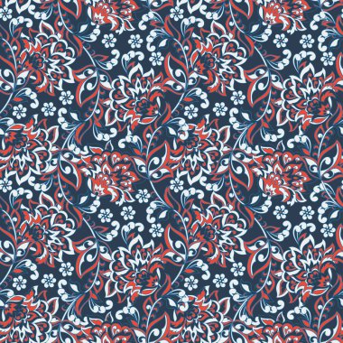 Çiçeksiz Damask geçmişi. Vektör illüstrasyonu.