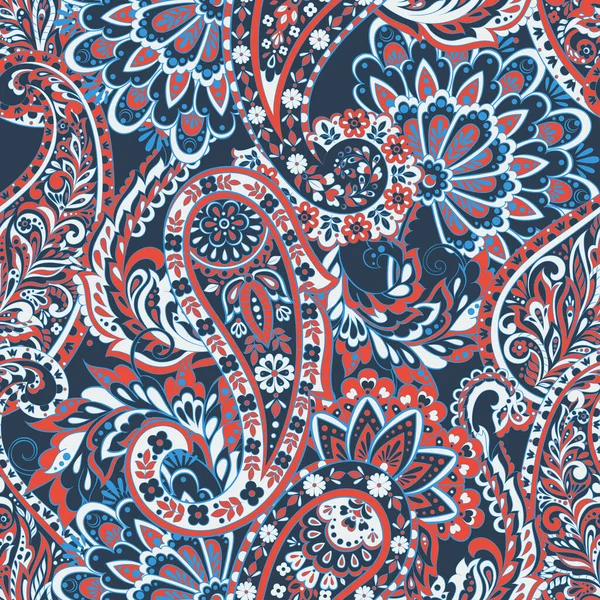 꽃무늬가 솔기없는 무늬와 아시아의 스타일로 반사기 — 스톡 벡터