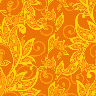 Çiçeksel vektör illüstrasyonu. pürüzsüz arkaplan