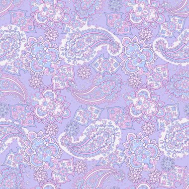 Paisley dikişsiz desen. Klasik çiçek arkaplanı