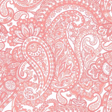 Paisley Süssüz vektör deseni.