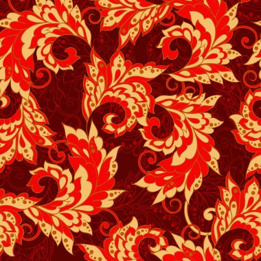 Damask Çiçeksiz vektör deseni