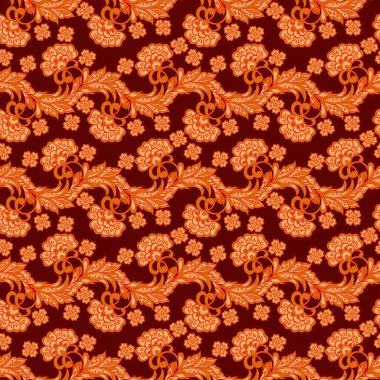 Klasik çiçeksiz dikdörtgen vektör deseni