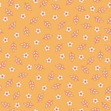 Çiçeksiz desen. vektör arkaplanı