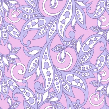 Çiçeksiz desen. renkli vektör arkaplanı