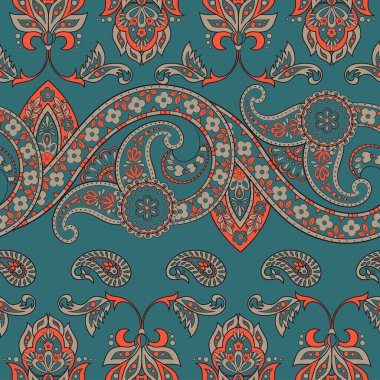 Hint tarzında çiçekli desensiz desenler. Çiçek vektör arkaplanı