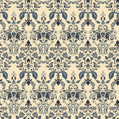 Kusursuz vintage vektör arkaplanı. Vektör duvar kağıdı barok biçimi