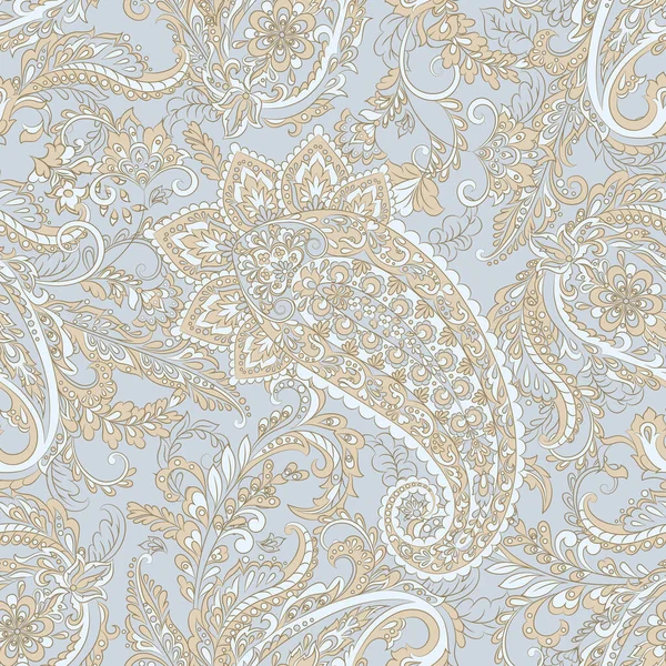 Şal desenli, desensiz bir süs. Vektör illüstrasyonu