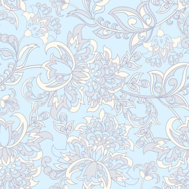 Çiçeksiz Damask geçmişi. Vektör illüstrasyonu.