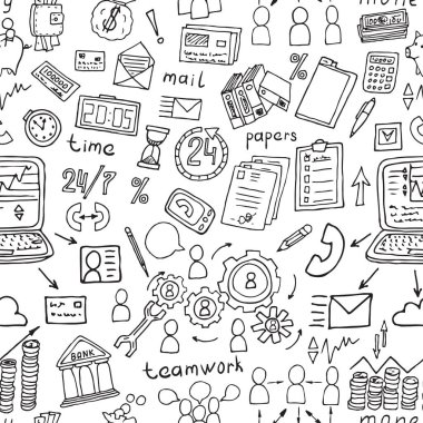 İşletme kusursuz bir düzen çizer. vektör illüstrasyonu