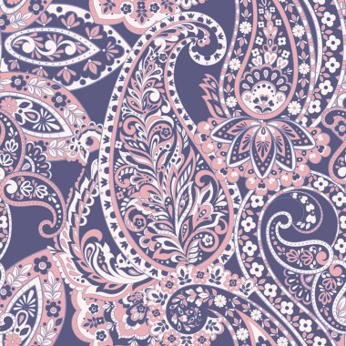 Şal desenli, desensiz bir süs. Vektör illüstrasyonu